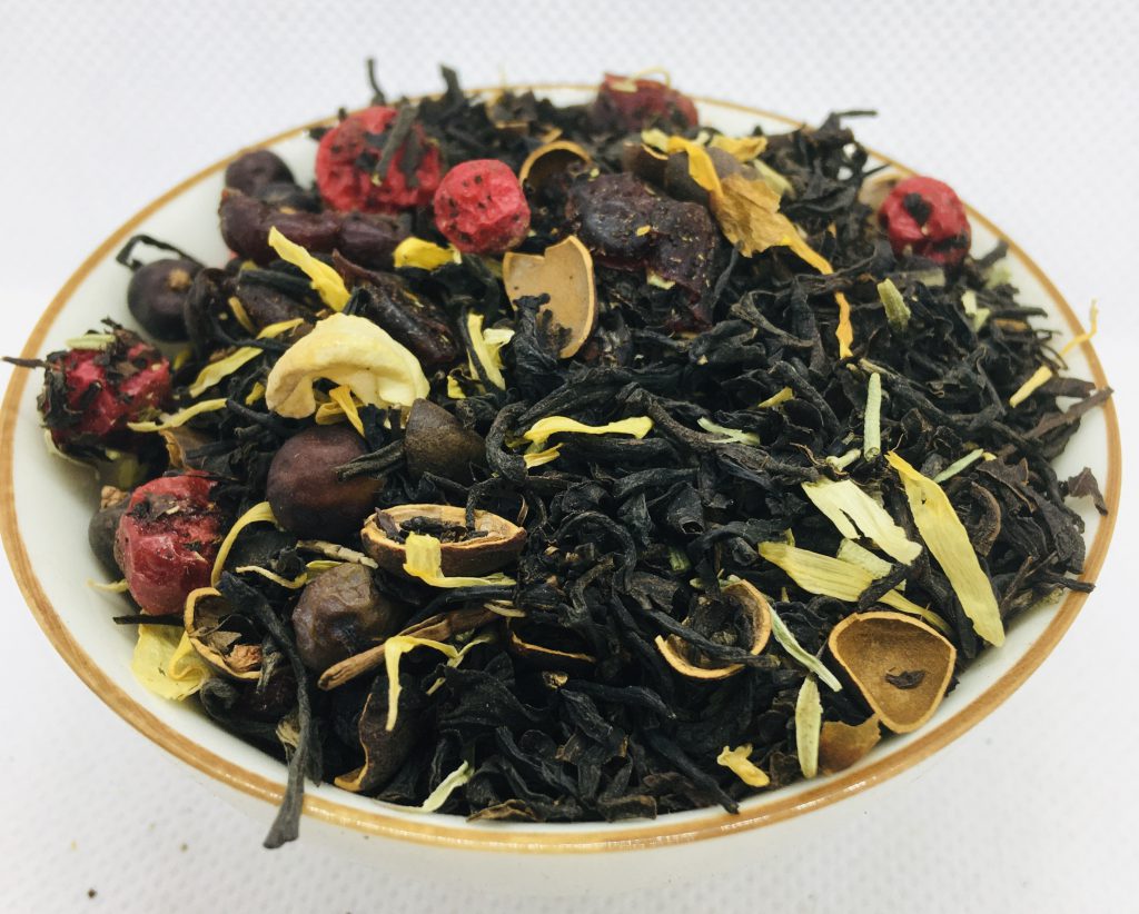 Таежный черный чай с добавками 50 г | Chinachai