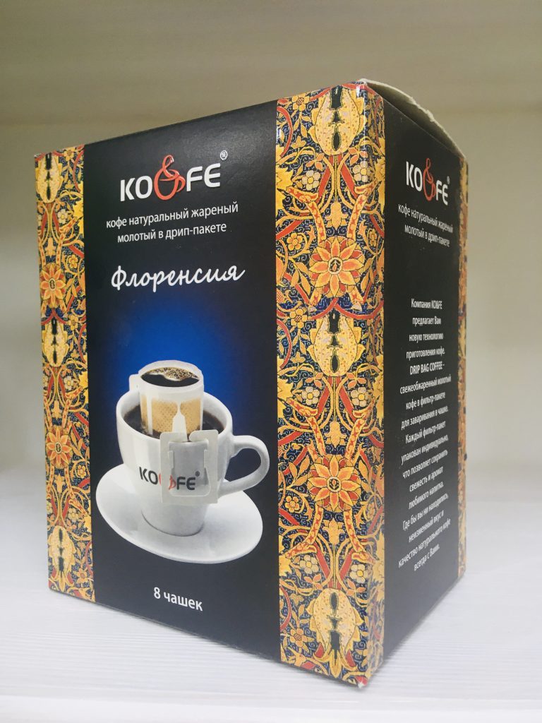 Кофе Флоренция в дрип-пакете 8 шт | Chinachai